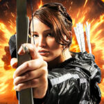 Jennifer Lawrence in The Hunger Games: Catching Fire movie scene