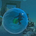 Link holding a sword and shield