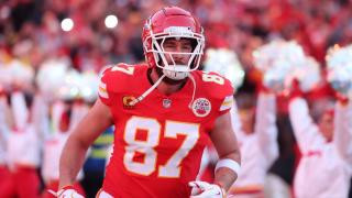 Patrick Mahomes throwing a pass during a Kansas City Chiefs game