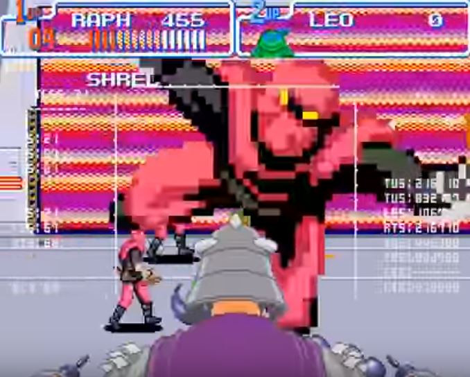 Teenage Mutant Ninja Turtles Turtles in Time on SNES