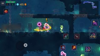 Dead Cells gameplay featuring fast-paced combat and roguelike elements