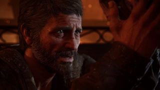 Joel holds his daughter
