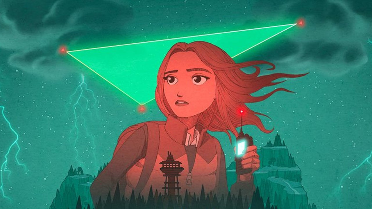 Woman holding a radio in Oxenfree