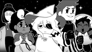 Siffrin leading a party during one of the best RPGs, In Stars and Time.