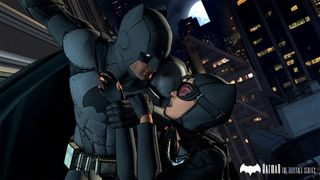 Batman fighting Catwoman in Batman: The Telltale Series