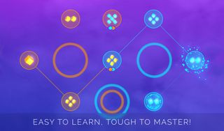 Transmission gameplay featuring network creation and calming puzzle-solving mechanics