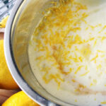 Foam batter for vegan lemon cakes