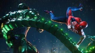 Spidey fights Scorpion in Marvel