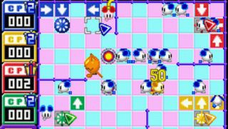 A screenshot of the Dreamcast game, Chu Chu Rocket, one of the best Dreamcast games.