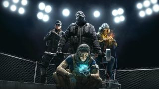 Rainbow Siege Six screenshot of four operatives posing as a team
