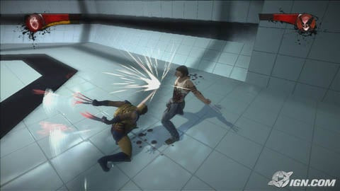 Wolverine in front of a mirror copy, Wolverine vs. Wolverine