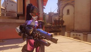 Overwatch screenshot of sniper Widowmaker