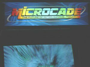 Linx Game installed behind a marquee
