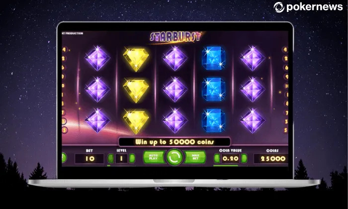 Starburst best online slot game featuring vibrant cosmic theme