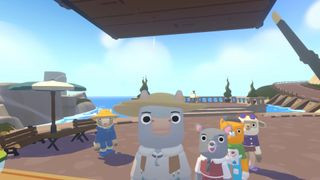 Serving up delicious dishes to animal customers in Fruitbus.