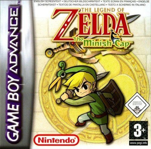 20. Legend of Zelda: Minish Cap GBA cover