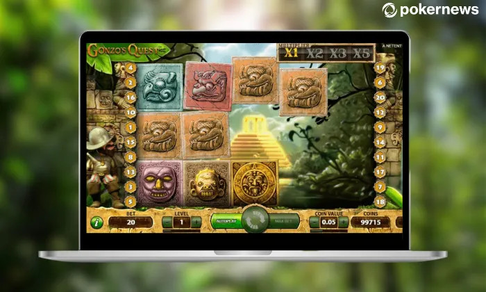 Gonzo's Quest best online slot game with Aztec/Mayan theme