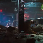 A screenshot of a bar destroyed during the Marvel Wolverine game trailer.