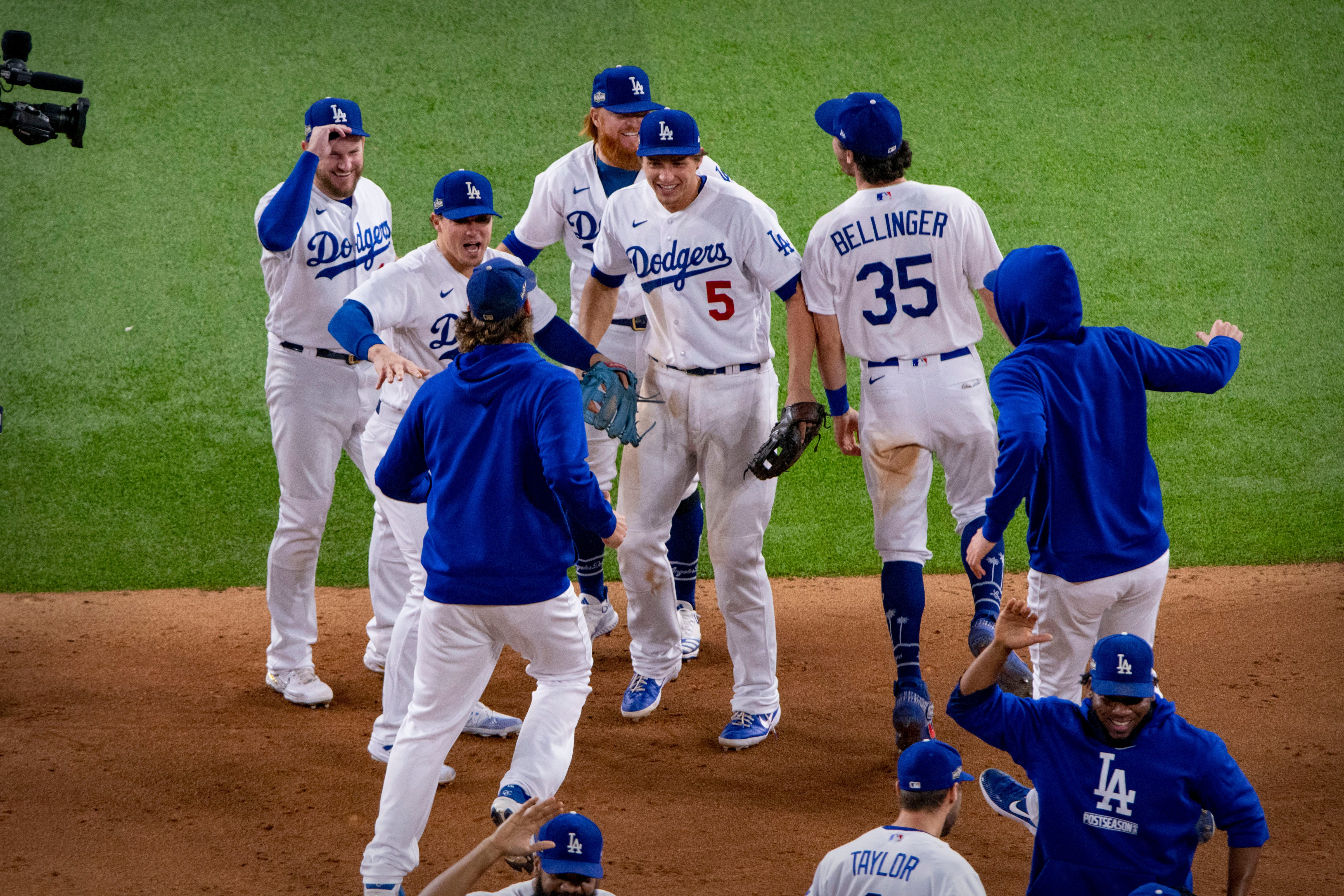 Dodgers celebrate World Series win