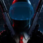 Agent 47 wearing the PSVR 2 headset