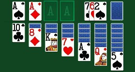 Games to play with a deck of cards such as Solitaire