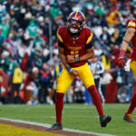 Denver Broncos quarterback Bo Nix preparing to pass
