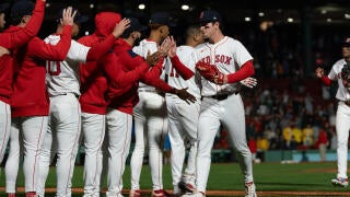 Fenway Park, home of the Boston Red Sox, during a game