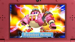 Kirby in armor