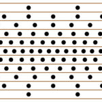 Horse racing board game with the typical board layout.