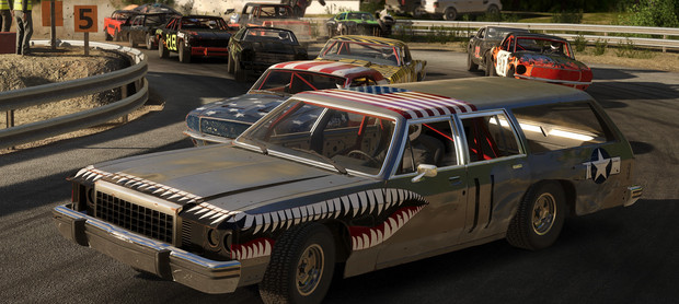 Wreckfest awesome cars showcasing a variety of vehicles