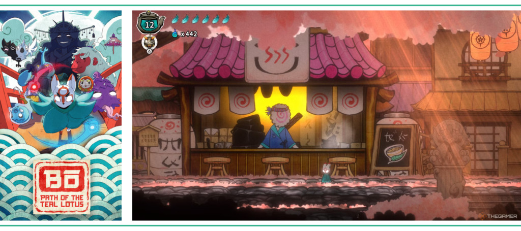 Bō: Path of the Teal Lotus showcases a vibrant, hand-drawn art style and a story that feels deeply personal and touching
