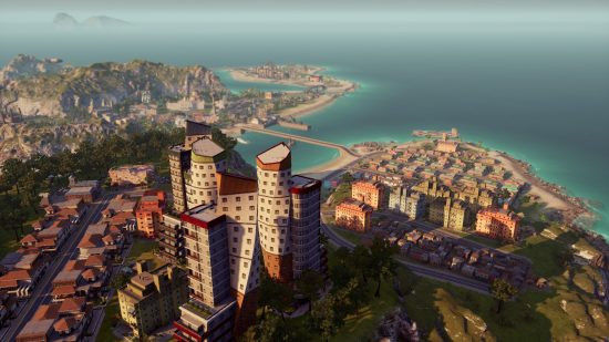 Tropico 6 residential area overview