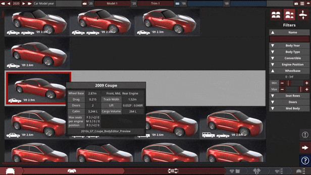Automation Game Car Design