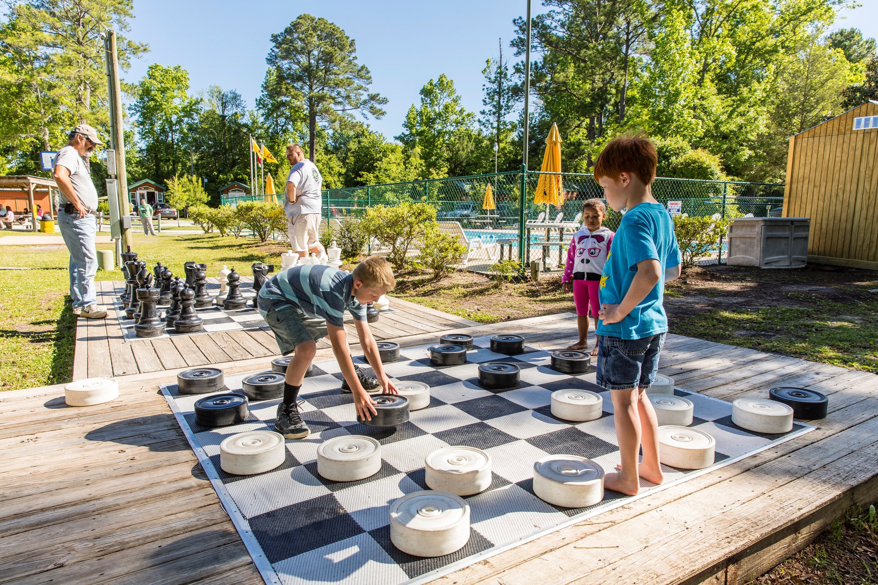 Giant Outdoor Checkers