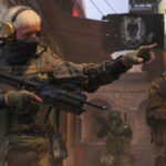 Soldiers in CoD walking together, holding assault rifles