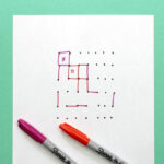 Dot and box pen and paper game