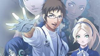 Derek Stiles holding out his hand during one of the best DS games, Trauma Center: Under The Knife 2.