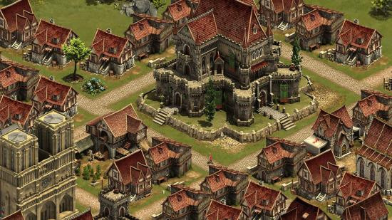 Medieval location from Forge of Empires login