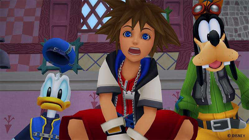 Kingdom Hearts Sora with Donald and Goofy