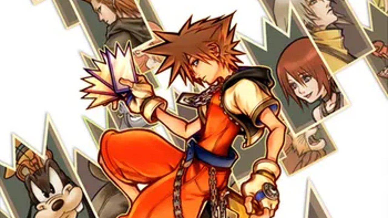 Kingdom Hearts Chain of Memories Sora ready to attack