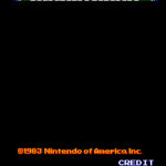 Mario Bros Arcade Title Screen