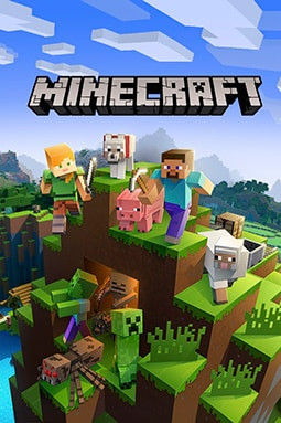 Minecraft world showcasing creative builds