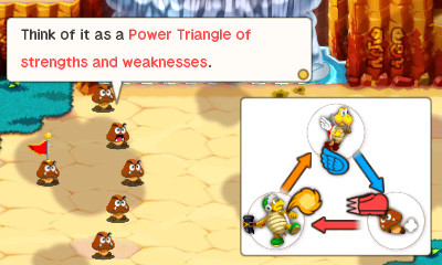 Bowser preparing for battle in Mario &amp; Luigi: Bowser's Inside Story, demonstrating his unique abilities and size