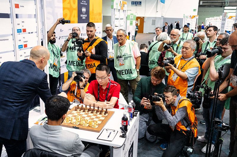 Gukesh vs Wei Yi Chess Olympiad 2024
