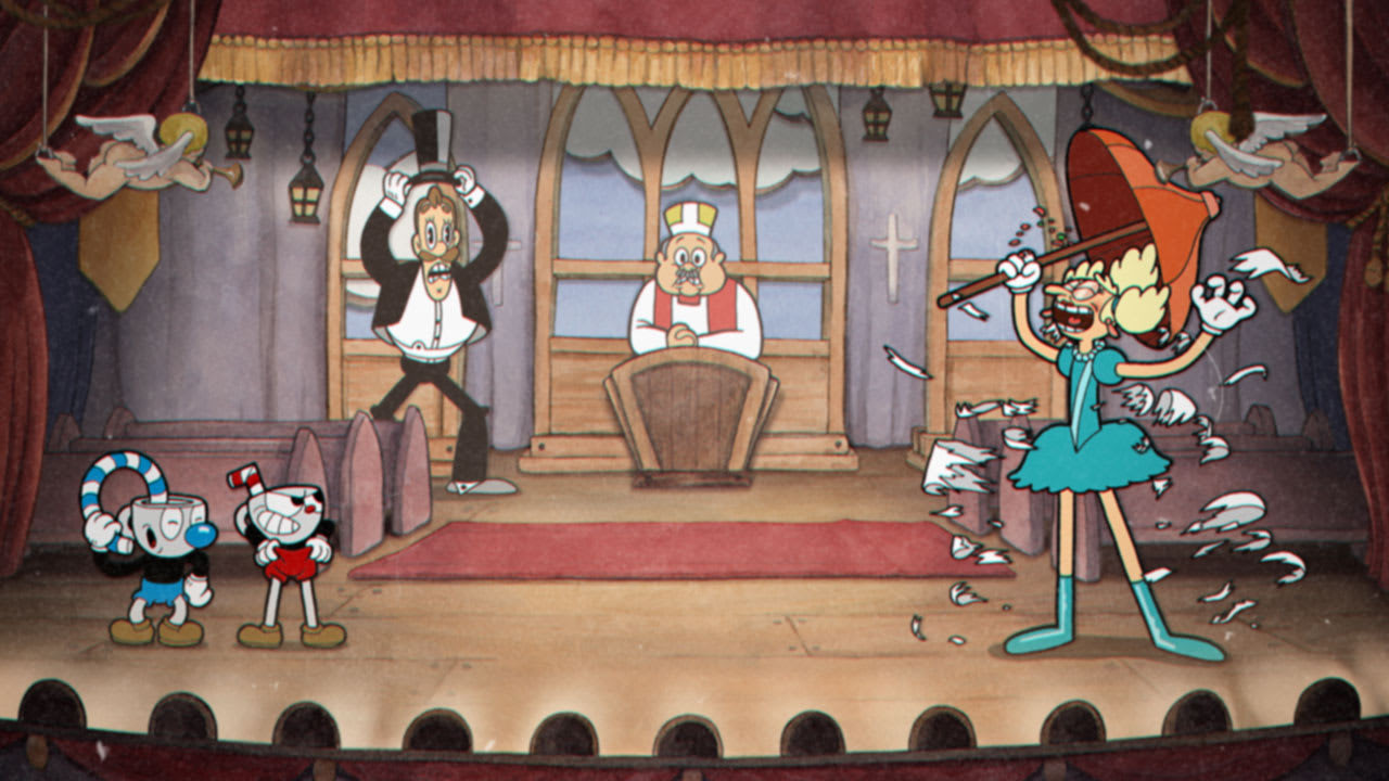 Local co-op games on Nintendo Switch Image Cuphead