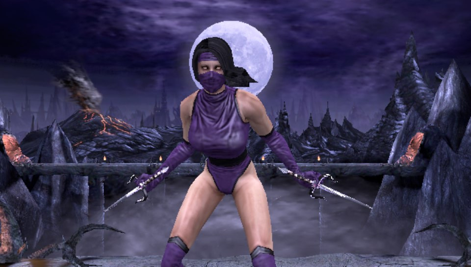 MK on Vita showing a fighting sequence