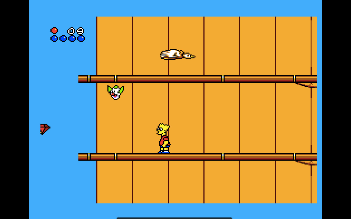 Grotesque backgrounds in Bart vs The World