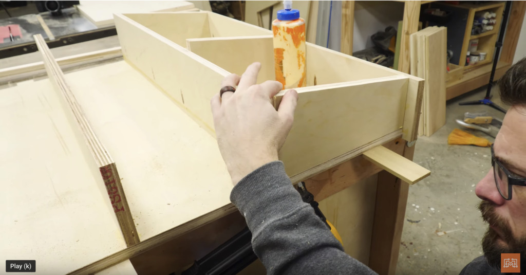 Building the screen section of a Mortal Kombat arcade cabinet with speaker placement