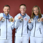 Vincent Hancock, Conner Prince, and Austen Smith all earned medals in shotgun events at the Paris 2024 Olympics Games, displaying their Olympic achievements