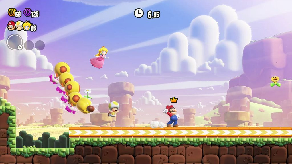 Image of gameplay from Super Mario Bros. Wonder